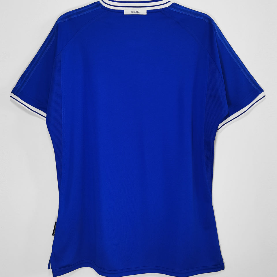 jersey 1999/2001 chelsea local manga corta versión fan retro