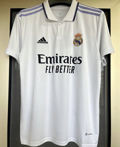 Jersey 2022/23 Real Madrid Local Manga corta Versión Fan