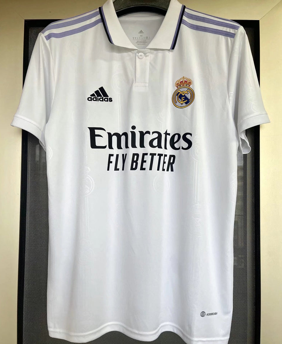 Jersey 2022/23 Real Madrid Local Manga corta Versión Fan