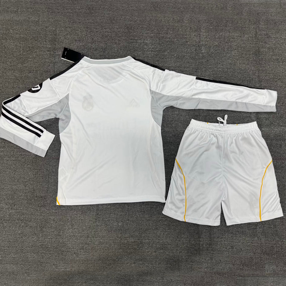 jersey 2025/26 real madrid local manga larga niño