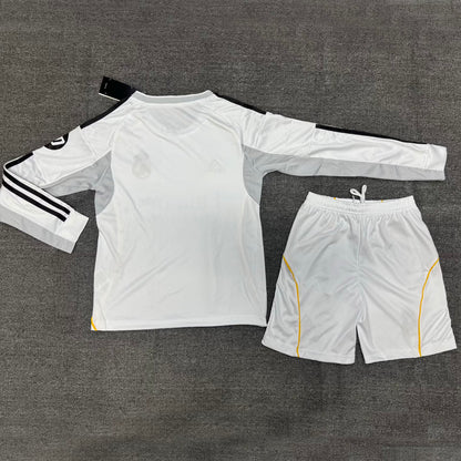 Jersey 2025/26 Real Madrid Local Manga larga Niño