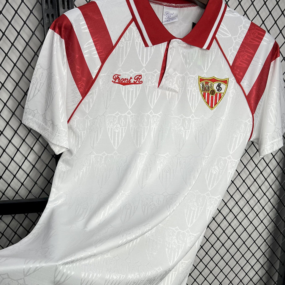 jersey 1992/93 sevilla fc local manga corta versión fan retro