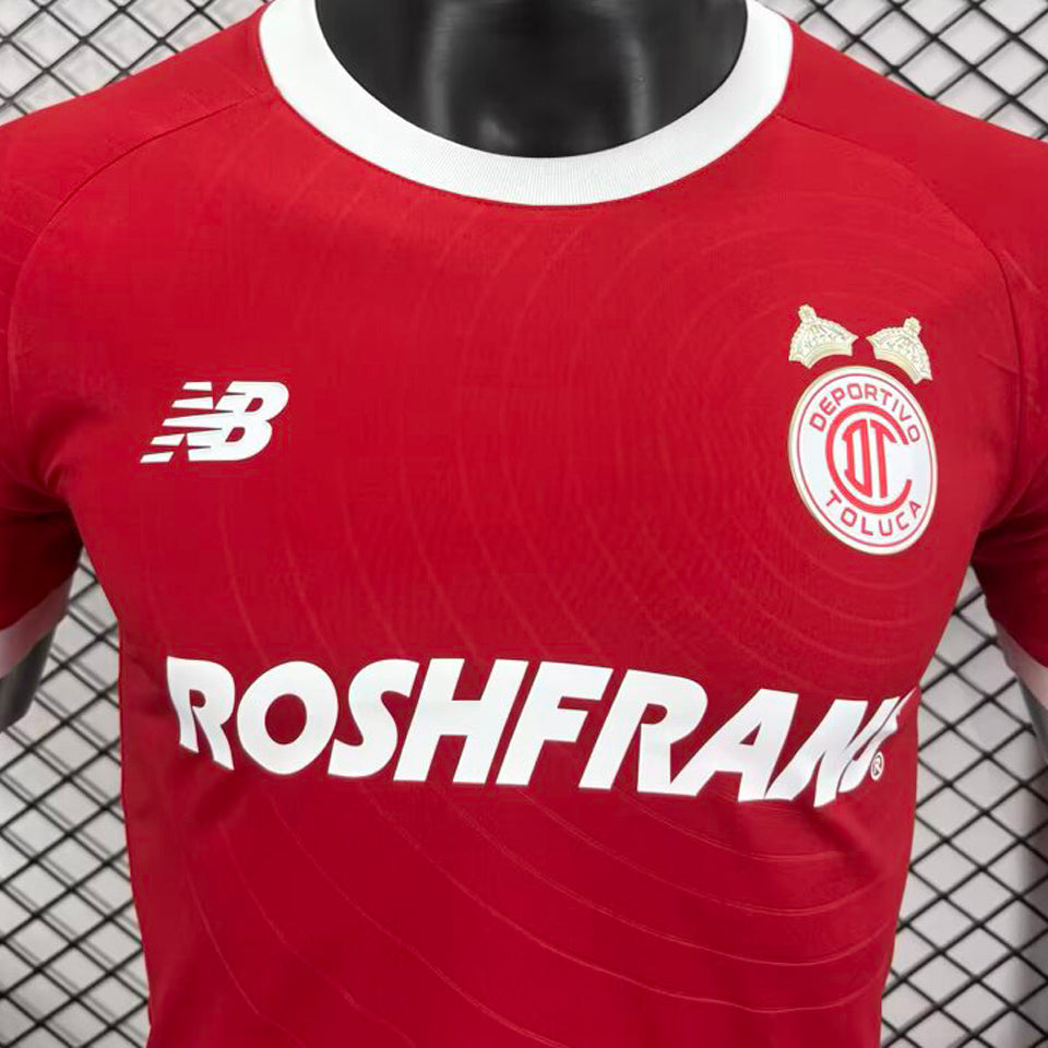jersey 2026/27 deportivo toluca especial manga corta versión jugador