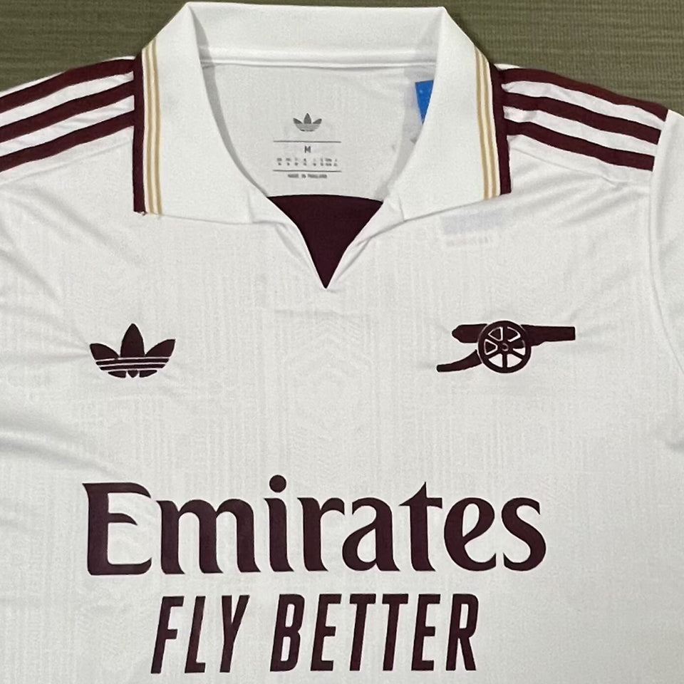 jersey 2025/26 arsenal tercero manga larga versión fan
