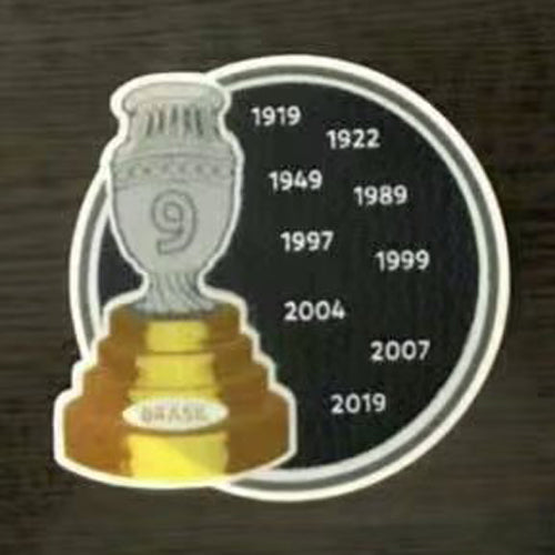 1454 copa america cup patch brasil parches/letras