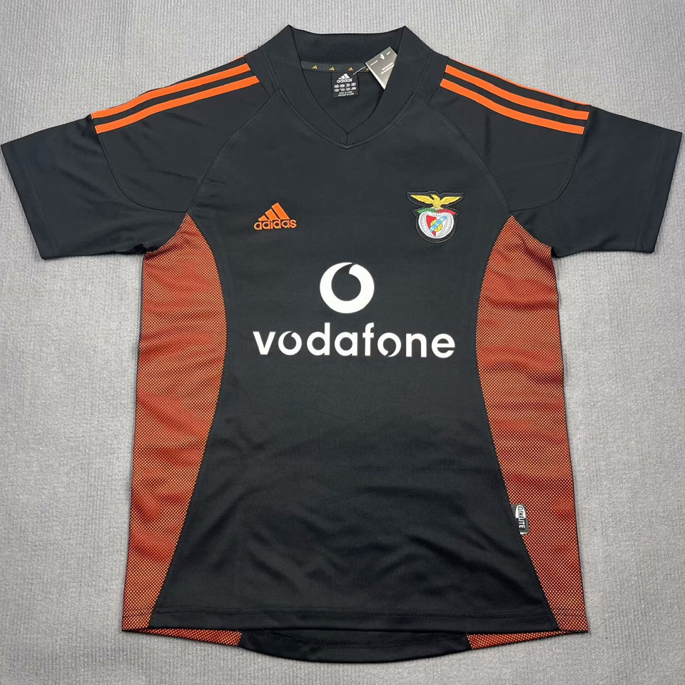 jersey 2002/03 benfica visitante manga corta versión fan retro