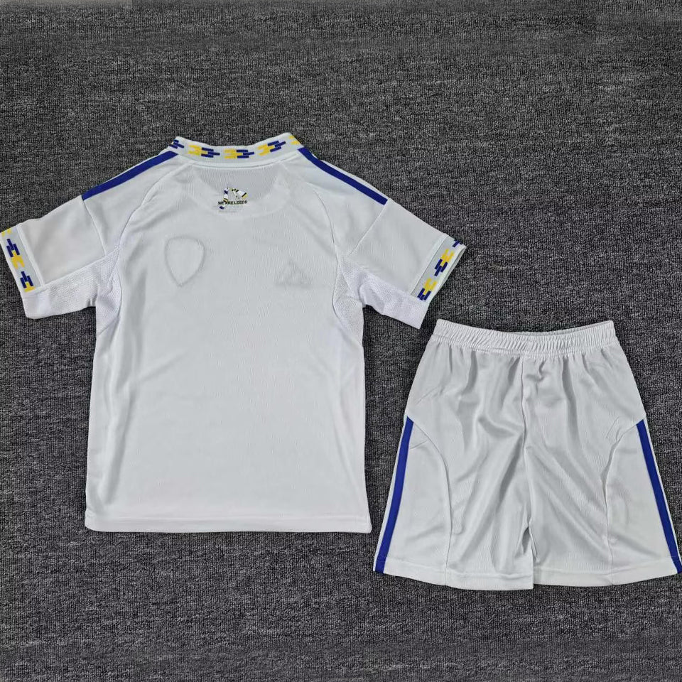Jersey 2025/26 Leeds United Local Manga corta Niño