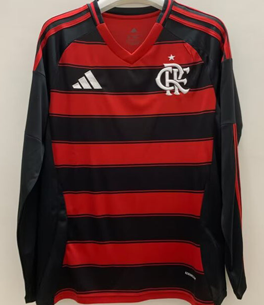 Jersey 2025/26 Flamengo Local Manga larga Versión Fan