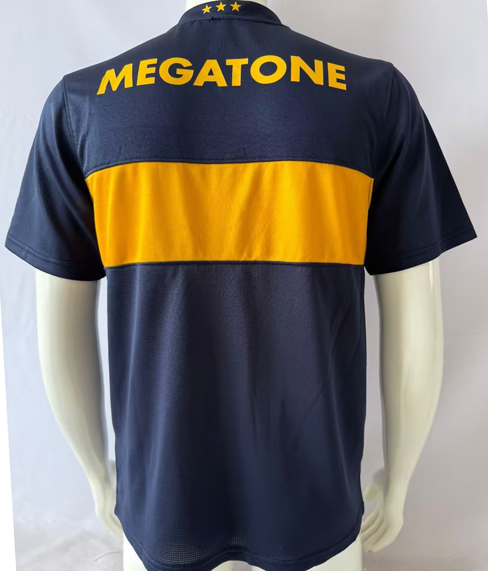 Jersey 2007/2008 Boca Local Manga corta Versión Fan Retro