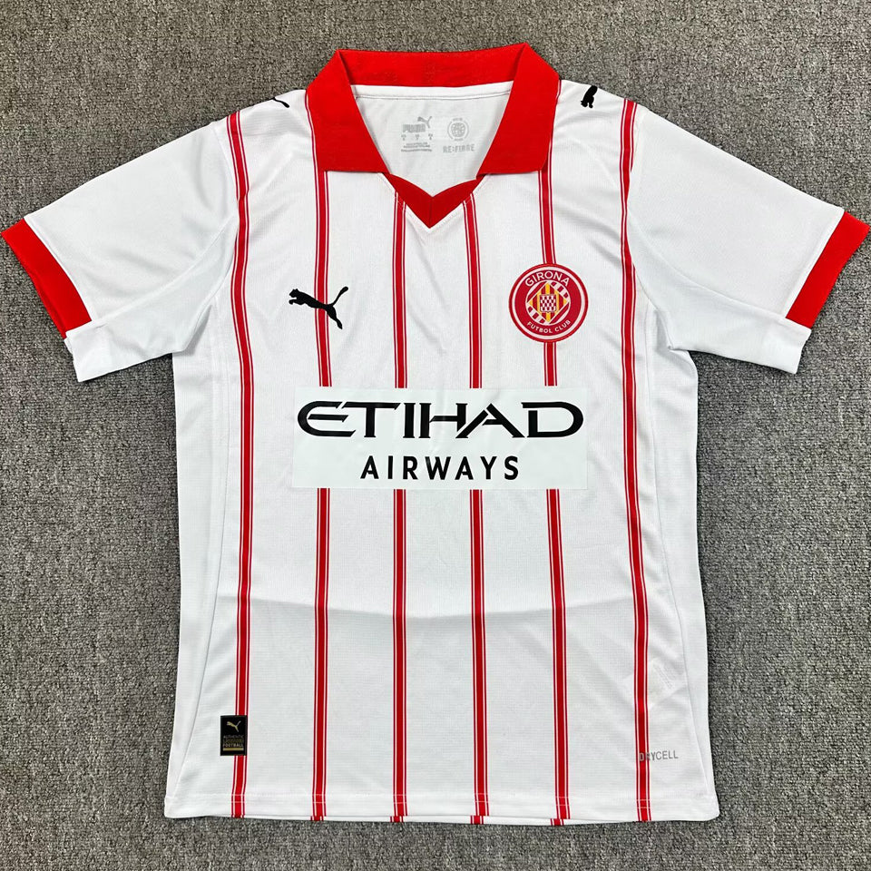 Jersey 2025/26 Girona Local Manga corta Versión Fan