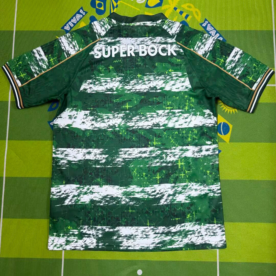 jersey 2026/27 sporting lisbon especial manga corta versión fan