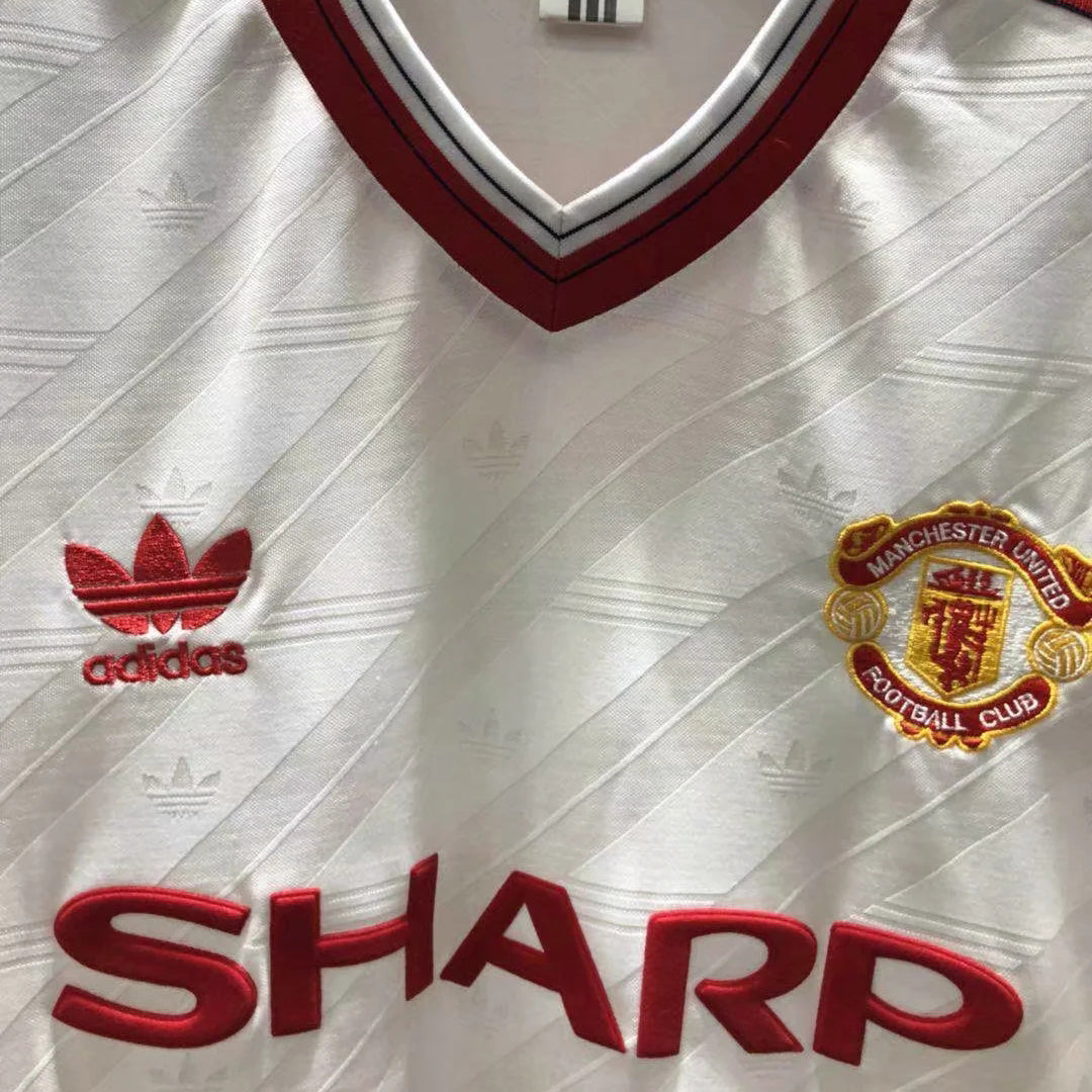 Jersey 1986 Manchester United Visitante Manga corta Versión Fan Retro