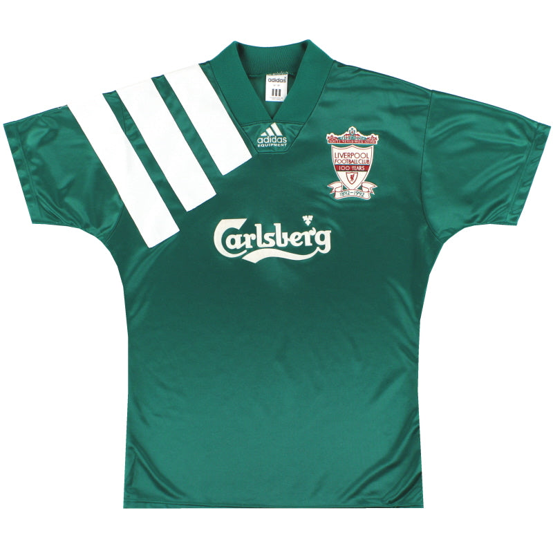 jersey 1992/93 liverpool visitante manga corta versión fan retro