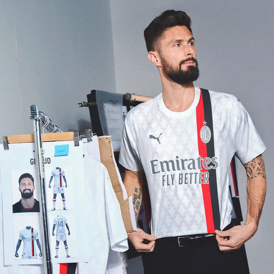 Jersey 2023/24 AC Milan Visitante Manga corta Versión Fan