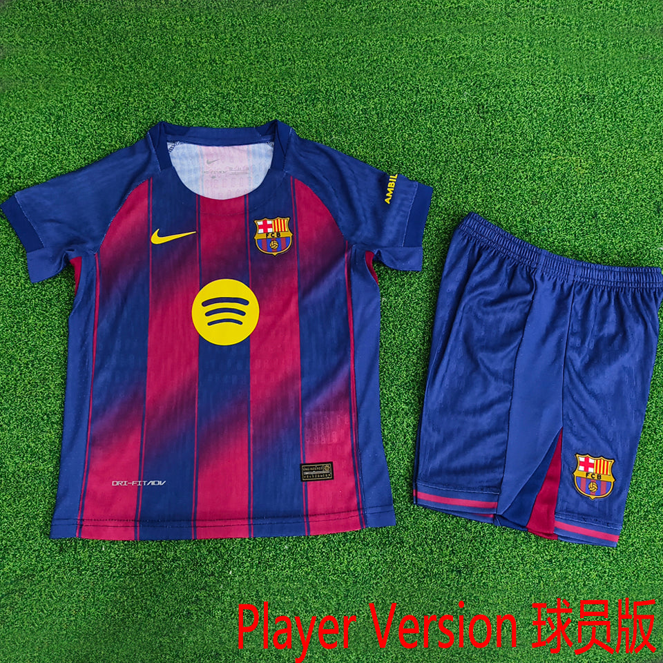 jersey 2025/26 barcelona local manga corta versión jugador