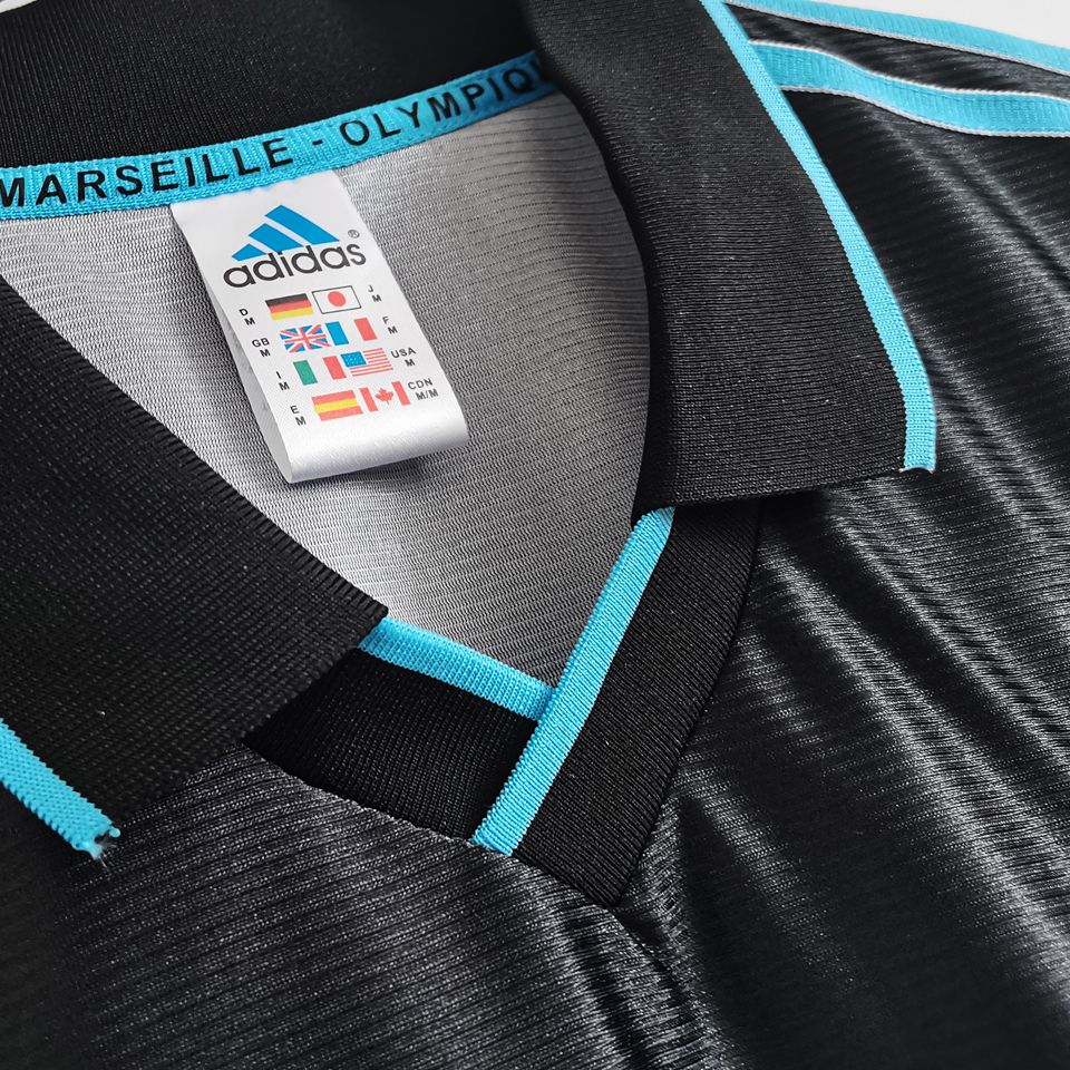 jersey 1999/2000 marseille tercero manga corta versión fan retro