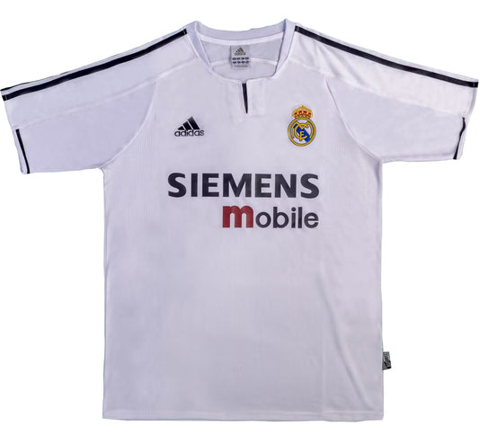 Jersey 2003/04 Real Madrid Local Manga corta Versión Fan Retro