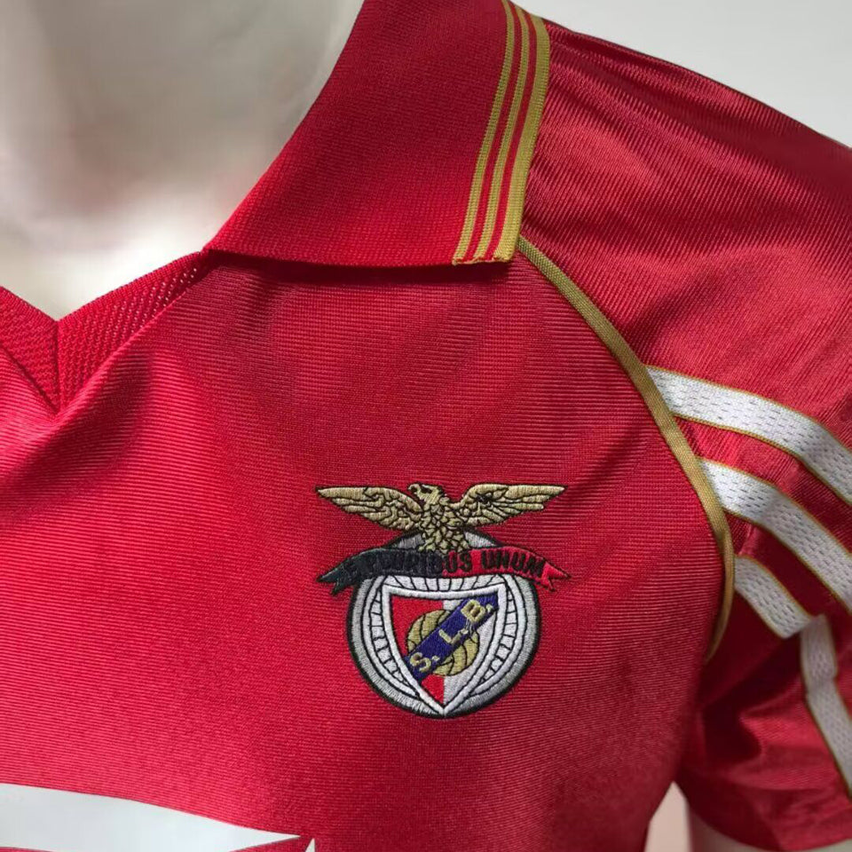 jersey 1998/1999 benfica local manga corta versión fan retro