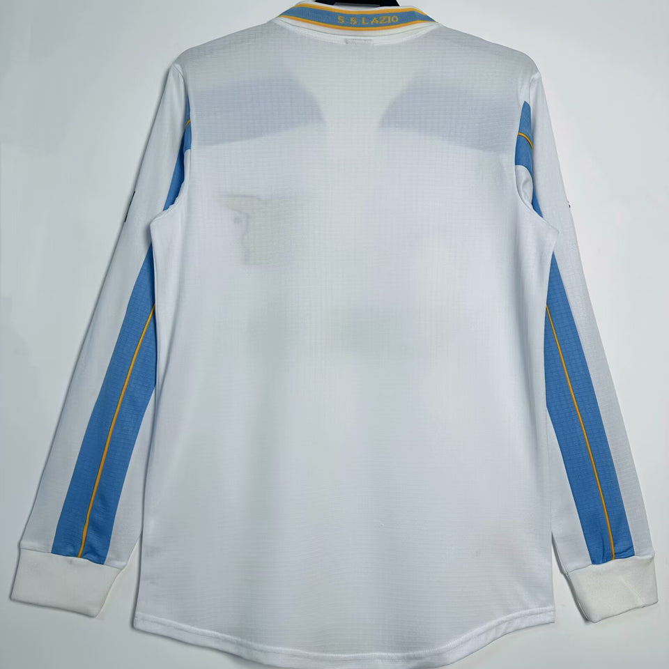 jersey 1999/2000 lazio tercero manga larga versión fan retro