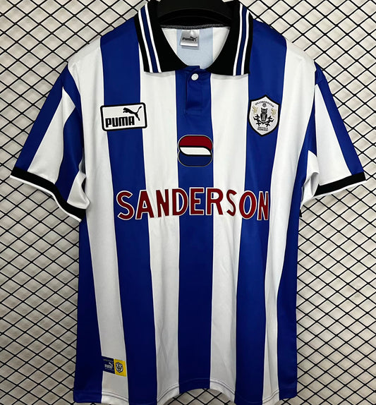 Jersey 1998 Sheffield Wednesday Local Manga corta Versión Fan Retro