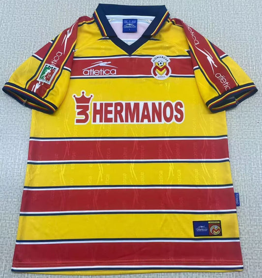 Jersey 1999/2000 Monarcas Morelia Local Manga corta Versión Fan Retro