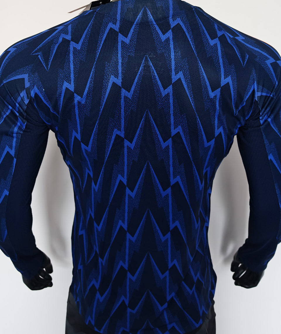 jersey 2025/26 arsenal visitante manga larga versión jugador