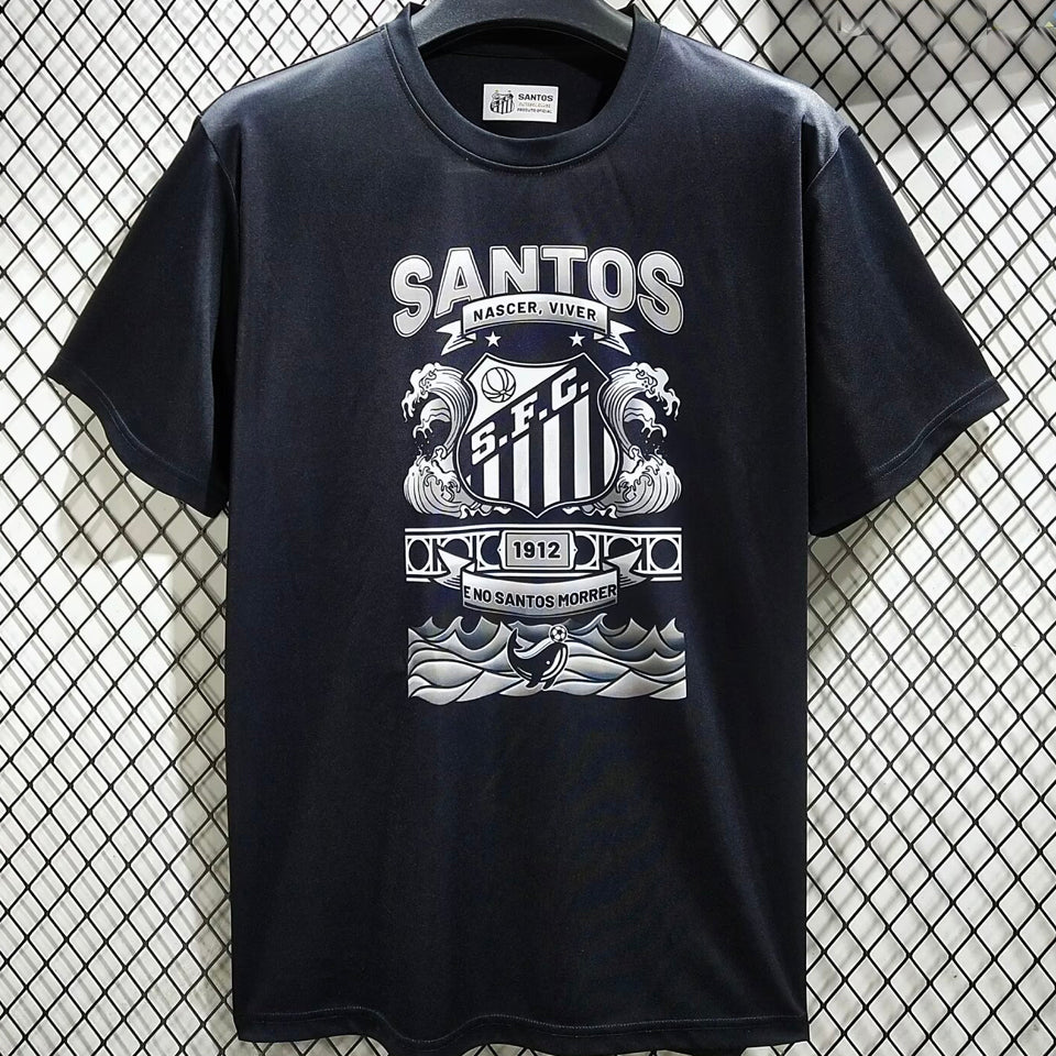 jersey 2025 santos especial manga corta versión fan retro