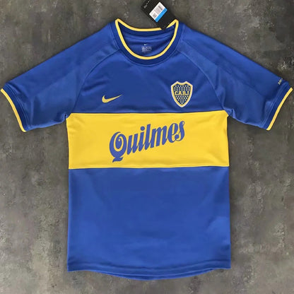 Jersey 1999/2000 Boca Junior Local Manga corta Versión Fan Retro