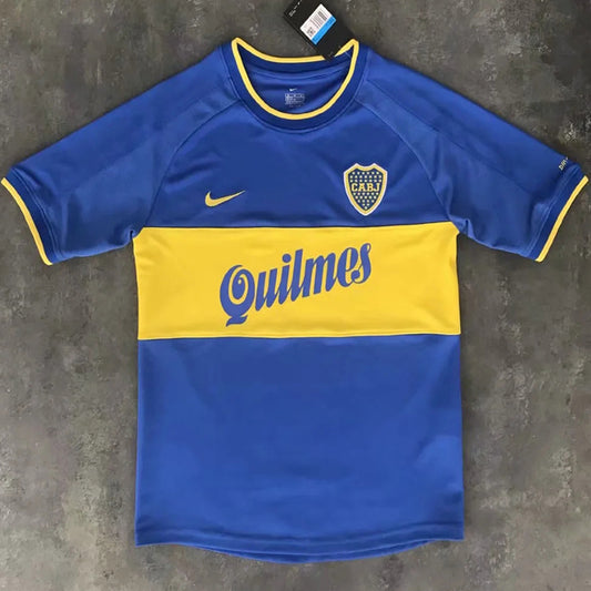 Jersey 1999/2000 Boca Junior Local Manga corta Versión Fan Retro