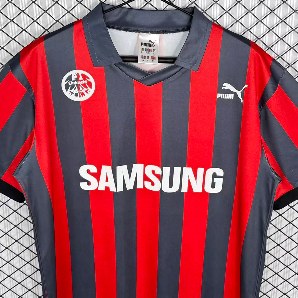 jersey 1991/1992 frankfurt local manga corta versión fan retro