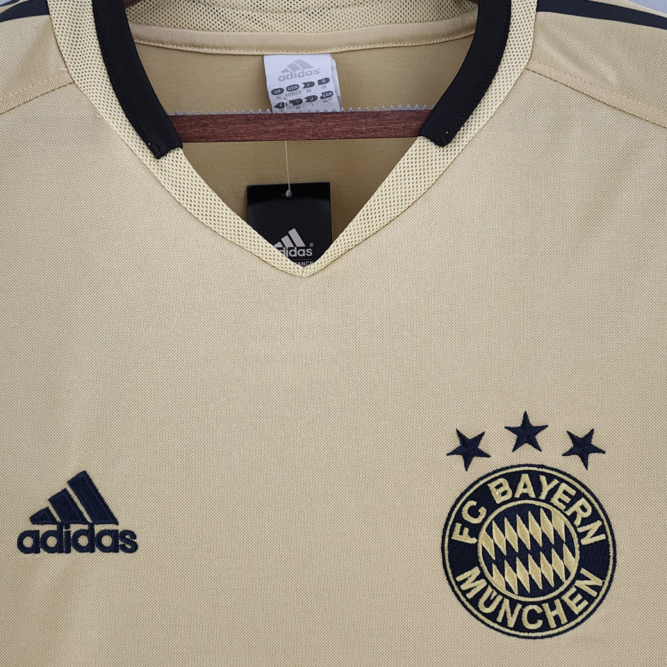 jersey 2004/05 bayern munich visitante manga corta versión fan retro