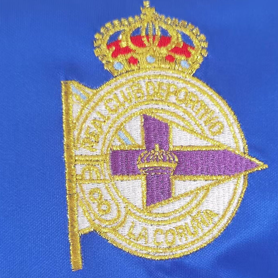 jersey 2003/04 deportivo la coruna local manga corta versión fan retro