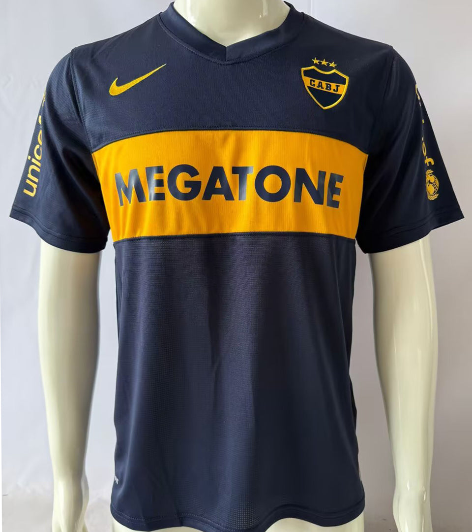 jersey 2007/2008 boca local manga corta versión fan retro