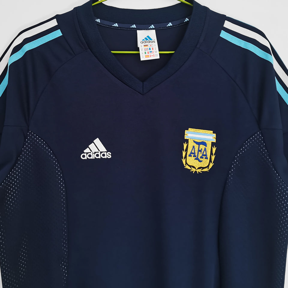 2002 argentina visitante versión fan selecciones retro