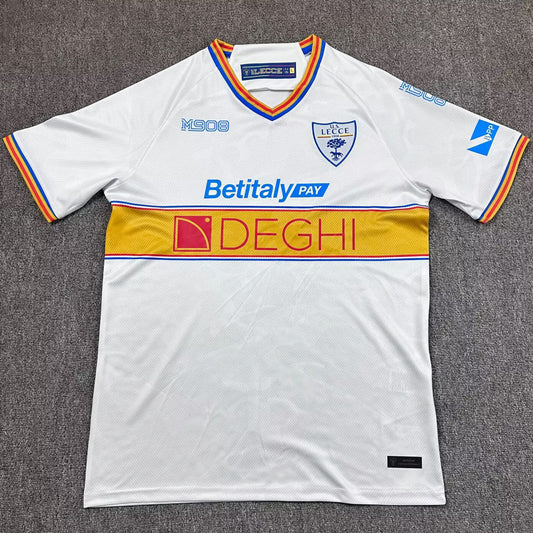 Jersey 2025/26 Lecce Visitante Manga corta Versión Fan