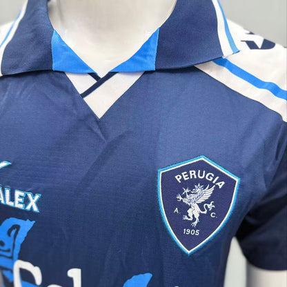 Jersey 1997/1998 Perugia Visitante Manga corta Versión Fan Retro