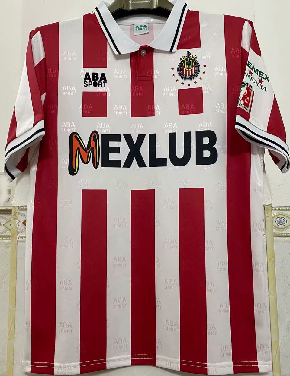 jersey 1994/95 chivas local manga corta versión fan retro