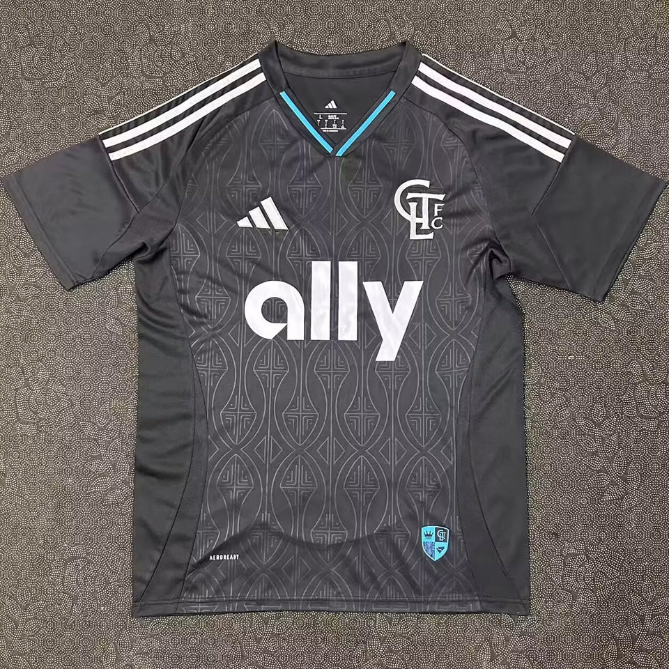 jersey 2025/26 charlotte visitante manga corta versión fan
