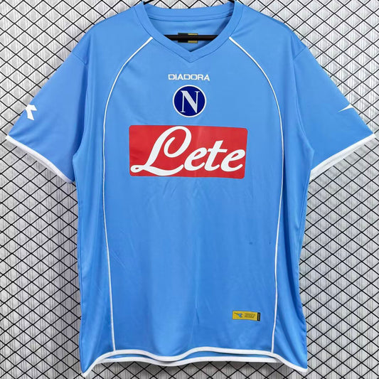 Jersey 2006/2007 Napoli Local Manga corta Versión Fan Retro