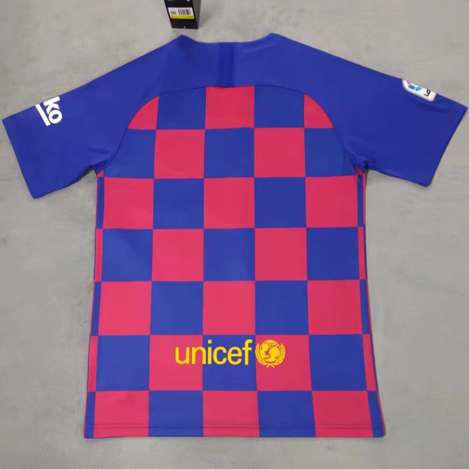 Jersey 2019/20 Barcelona Local Manga corta Versión Fan Retro