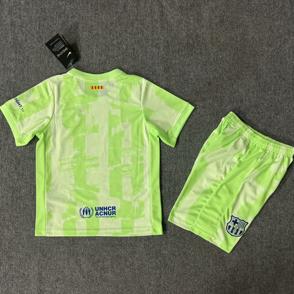 Jersey 2024/25 Barcelona Tercero Manga corta Niño