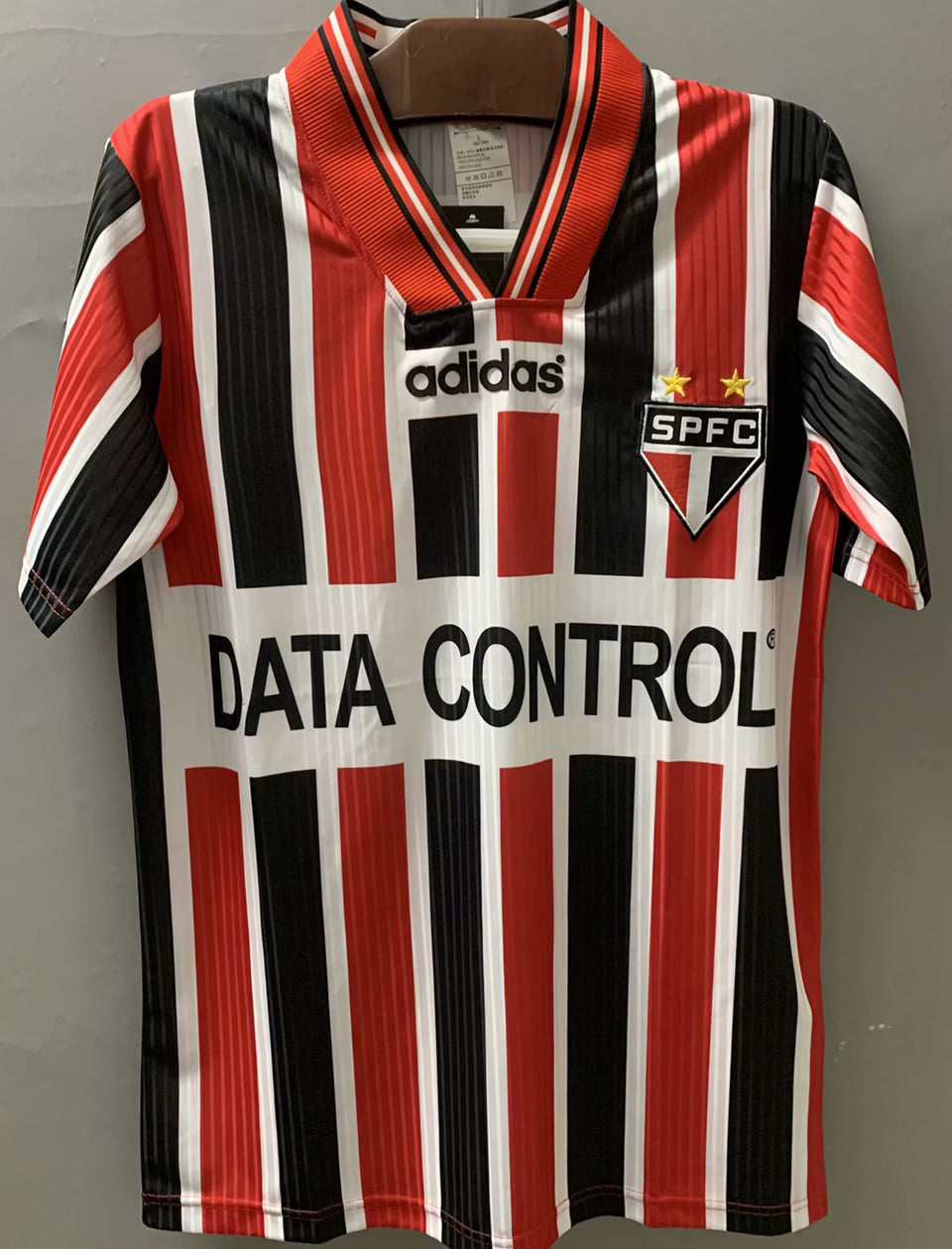 jersey 1997 sao paulo visitante manga corta versión fan retro
