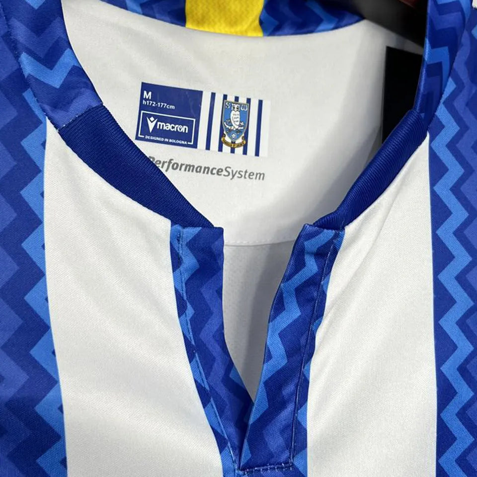 Jersey 2024/25 Sheffield Wednesday Local Manga corta Versión Fan