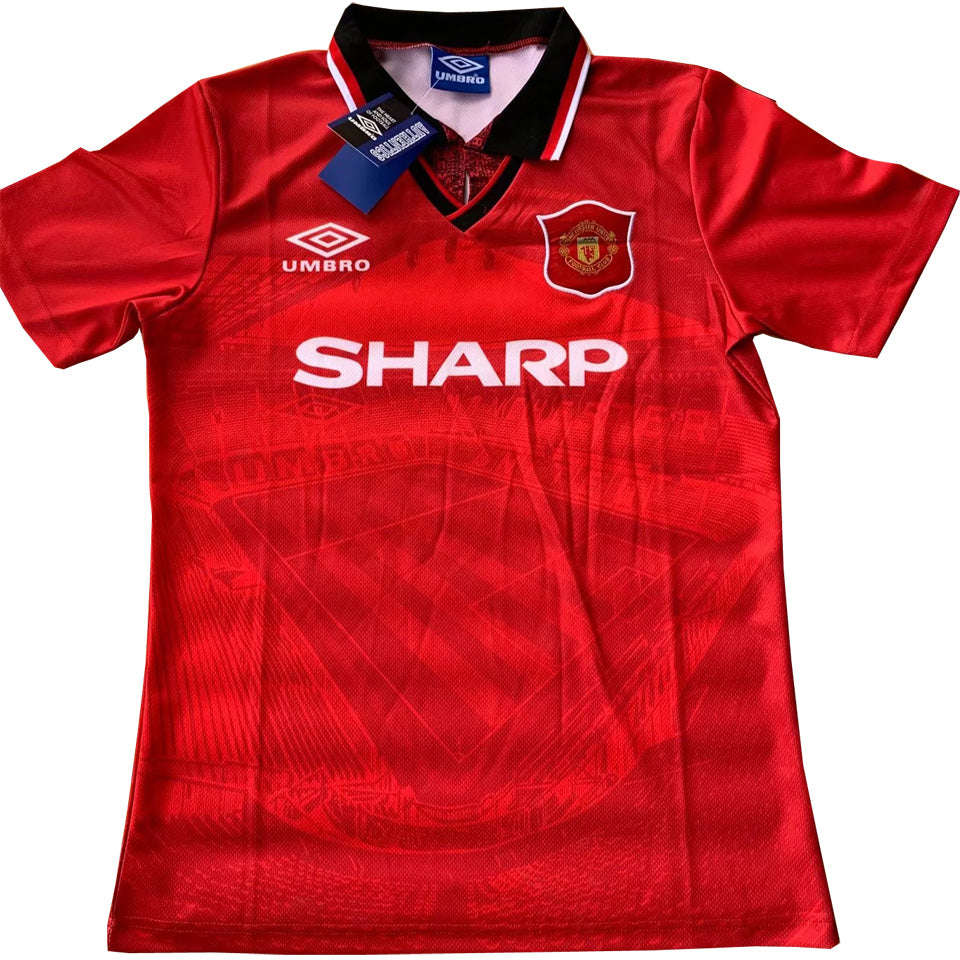 Jersey 1994/96 Manchester United Local Manga corta Versión Fan Retro