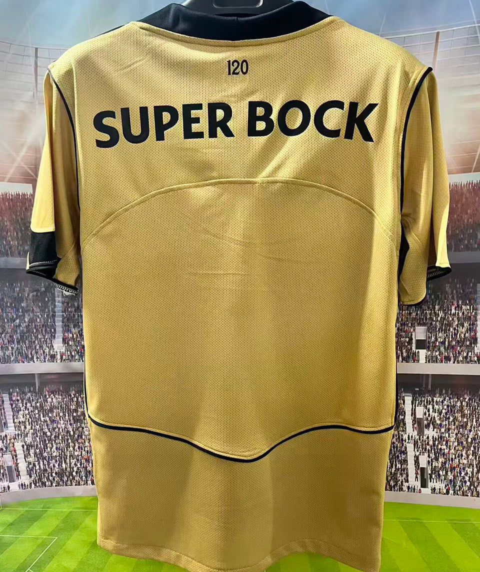 jersey 2026/27 sporting lisbon gold especial manga corta versión fan