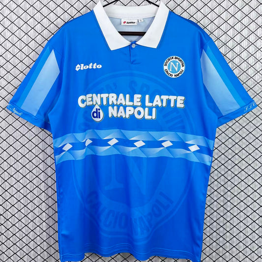 Jersey 1996/1997 Napoli Local Manga corta Versión Fan Retro