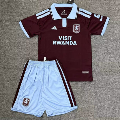 Jersey 2026/27 Aston Villa Local Manga corta Niño