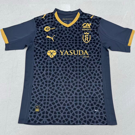 Jersey 2024/25 Stade de Reims Visitante Manga corta Versión Fan
