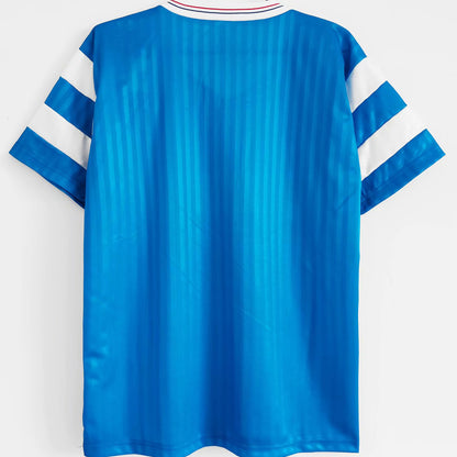 Jersey 1990/91 Marseille Visitante Manga corta Versión Fan Retro