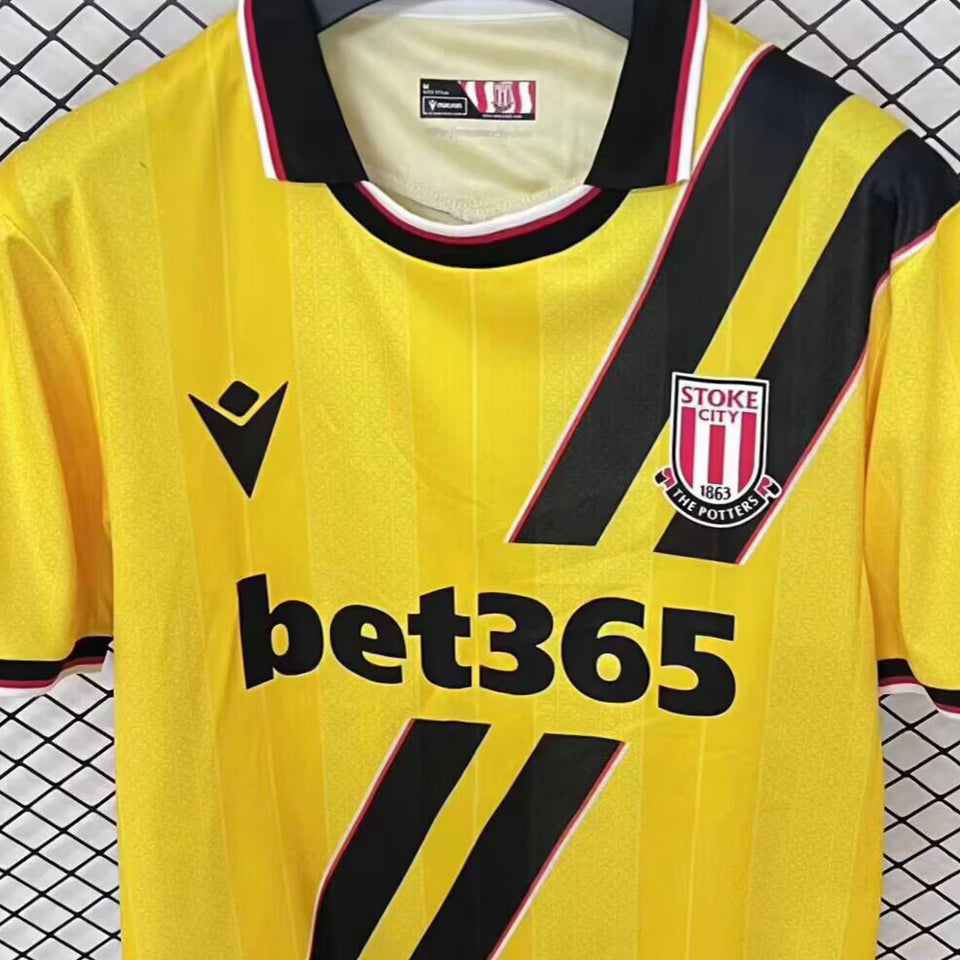 Jersey 2025/26 Stoke City Tercero Manga corta Versión Fan